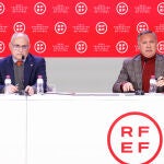 Spanish Football Federation press conference in Las Rozas