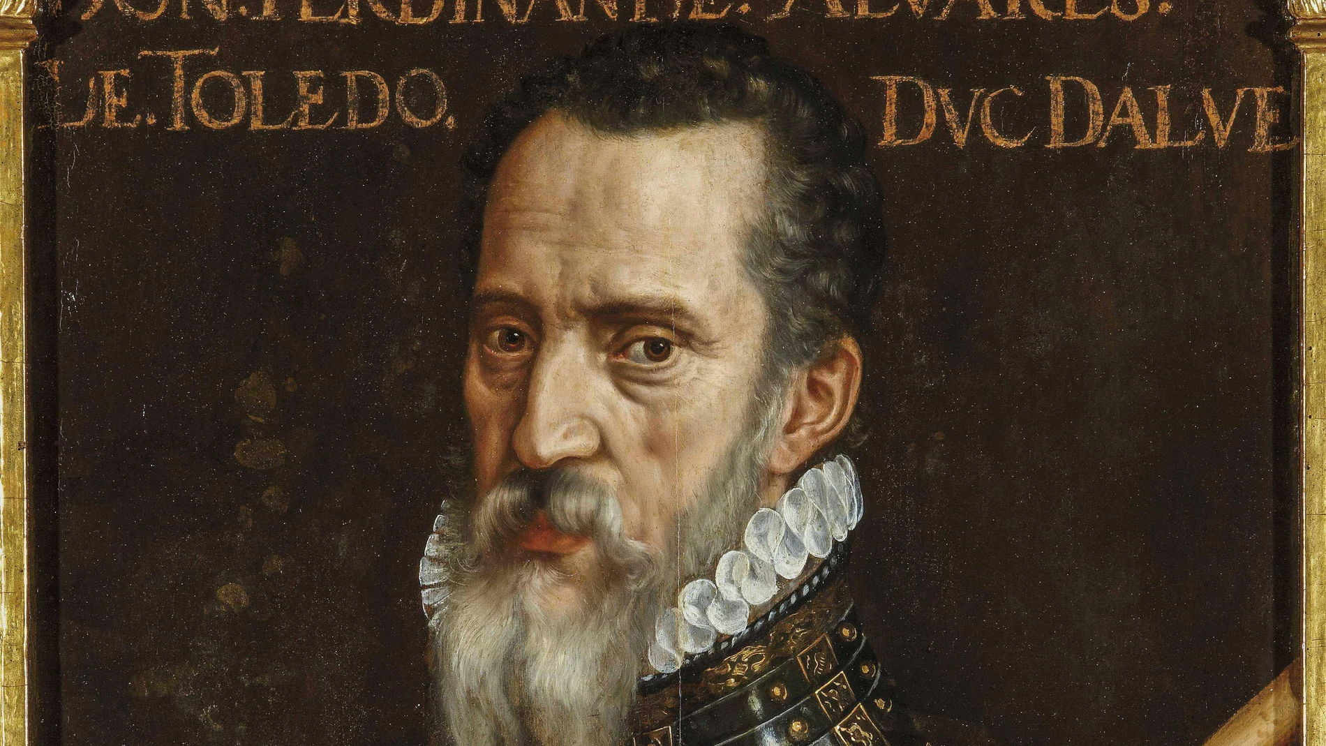 Retrato de Fernando Álvarez de Toledo, III Duque de Alba (1568). Óleo sobre tabla de Willem Key, Fundación Casa de Alba, Palacio de Liria, Madrid