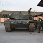 Militares ucranianos aprenden a manejar los &quot;Leopard&quot; en Zaragoza