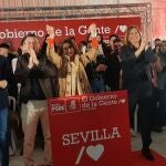 La ministra de Hacienda, María Jesús Montero, en un acto del PSOE en Osuna (Sevilla)