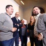 Luis Tudanca junto a Iratxe García y Olegario Ramón, entre otros en Ponferrada