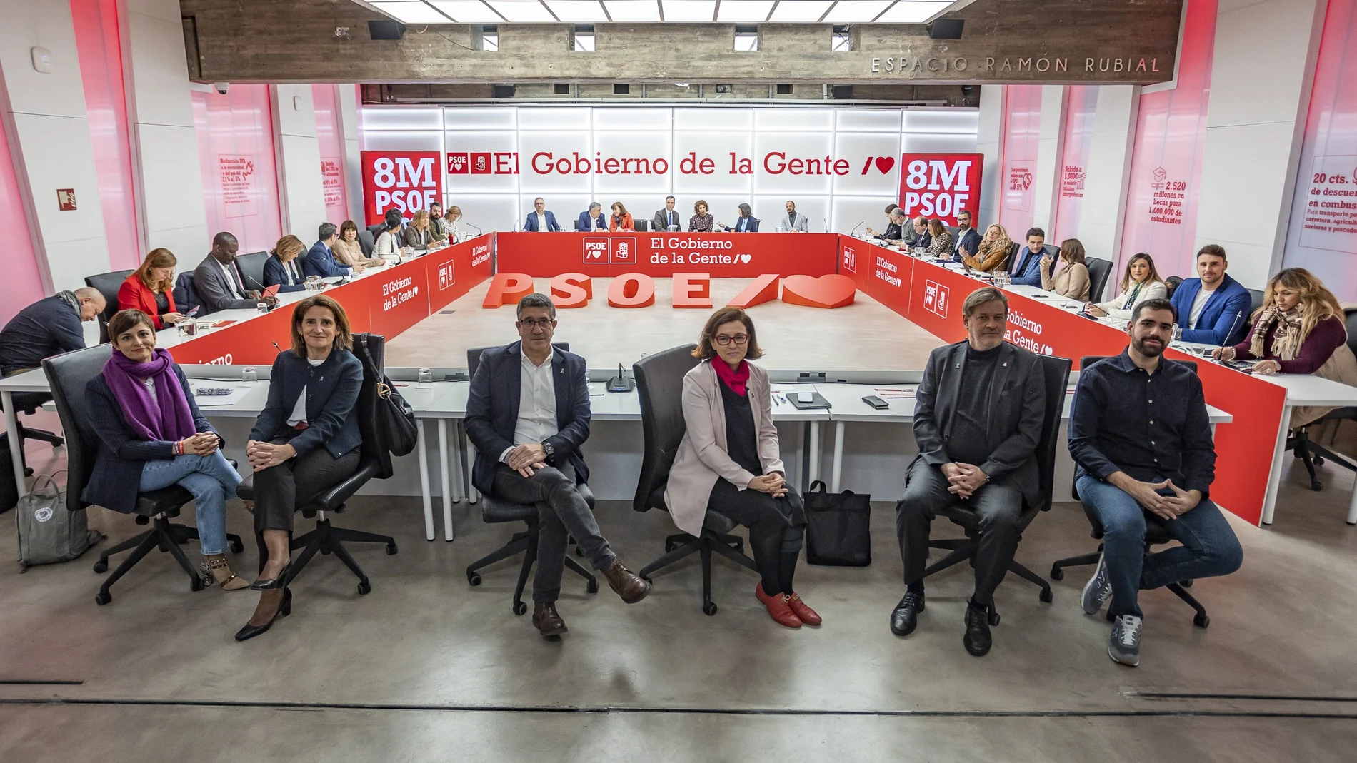  Comité Ejecutivo Federal del PSOE en Madrid.
