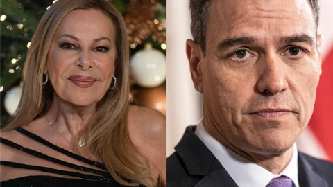 Montaje de Ana Obregón y Pedro Sánchez