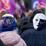 Manifestación en Madrid convocada por la Comisión 8M en Madrid el Día Internacional de la Mujer