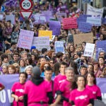 Manifestación por el Día de la Mujer en Jaén