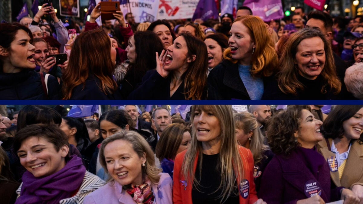 Guerra de cifras en Madrid 17.000 personas según Delegación del Gobierno, 700.000 según la Comisión 8-M