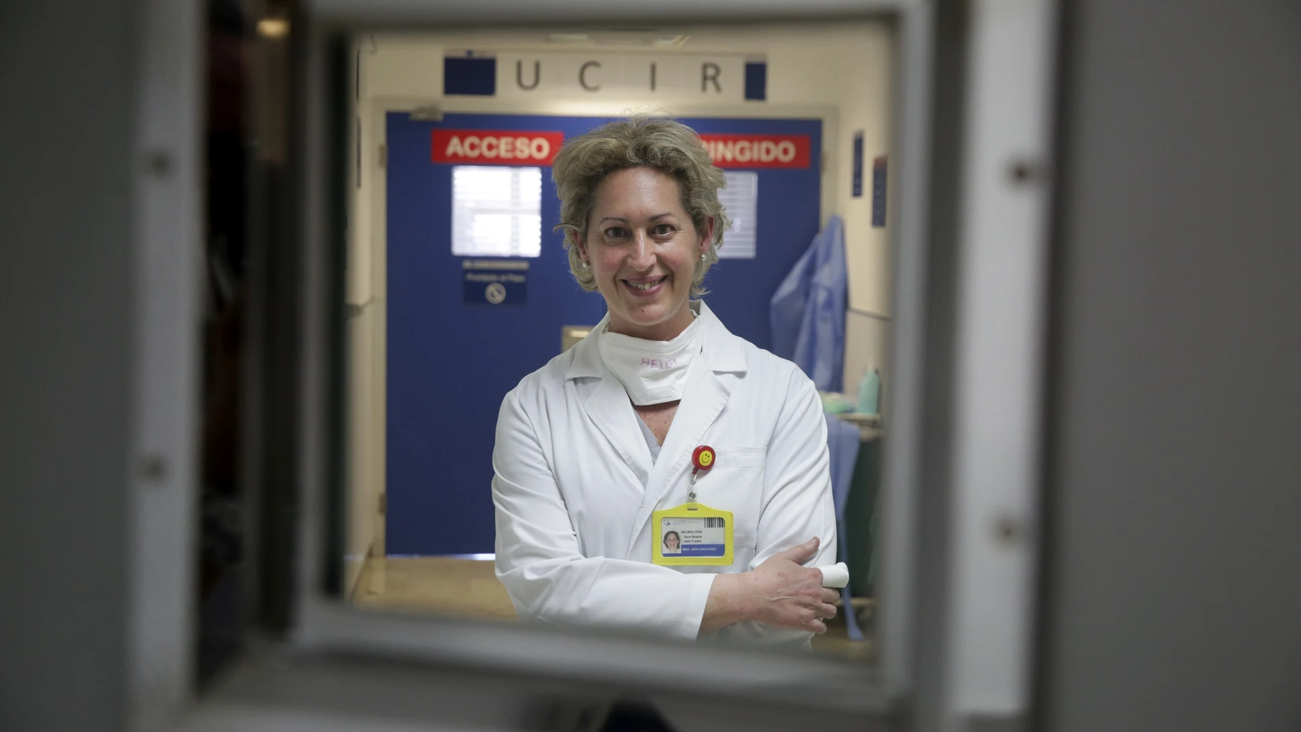 Fundación Jiménez Díaz. Doctora Sarah Heili de la Unidad de Cuidados Intermedios Respiratorios UCIR, de la Quirón Salud, Fundación Jiménez Díaz.