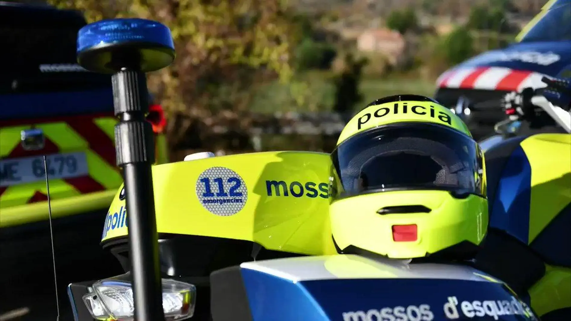 Patrulla de tráfico de los Mossos 