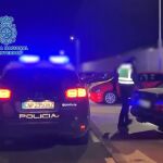 Un momento de la operación policial