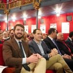 García-Gallardo, Conrado Íscar y Gonzalo Santonja en la presentación de la temporada taurina