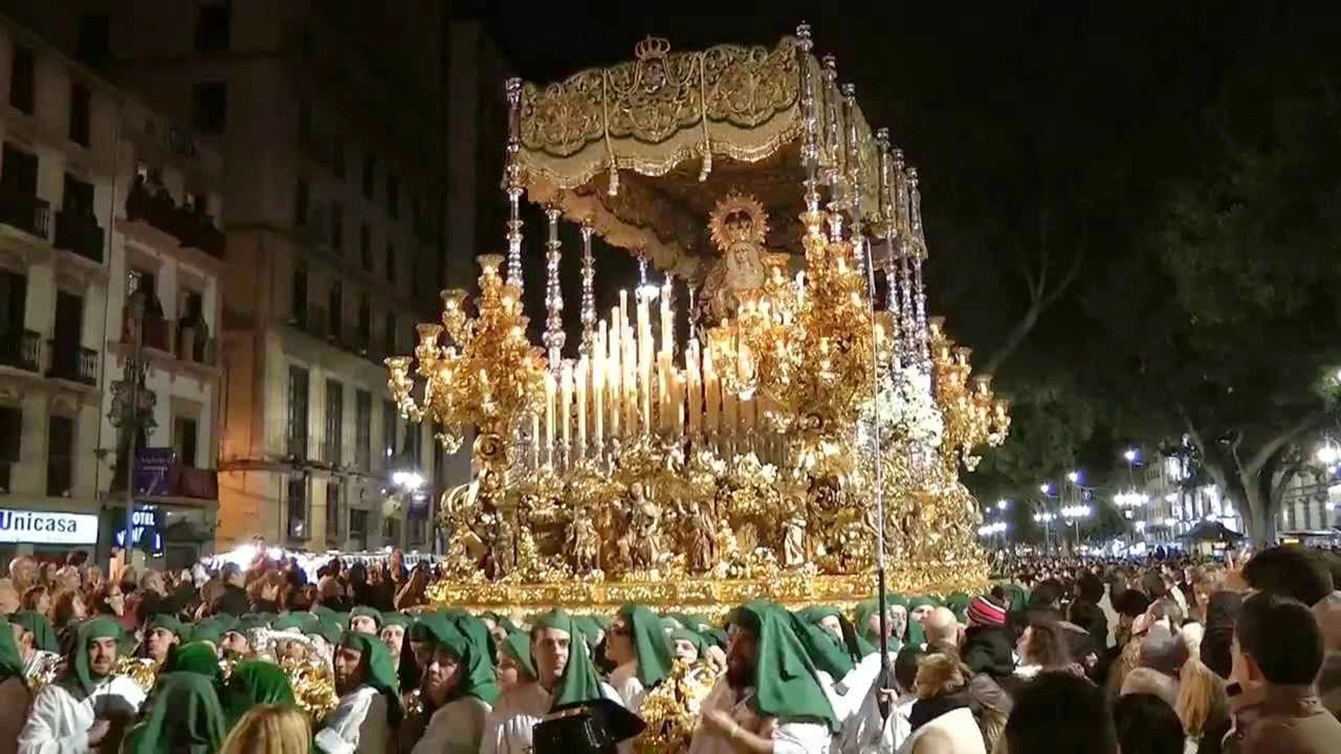 Trono de la Virgen de la Esperanza de Málaga