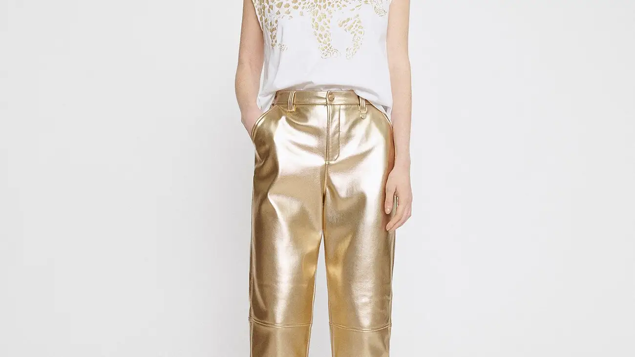 Pantalón dorado