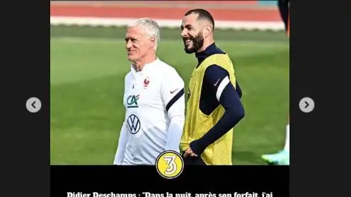 Respuesta de Benzema en Instagram