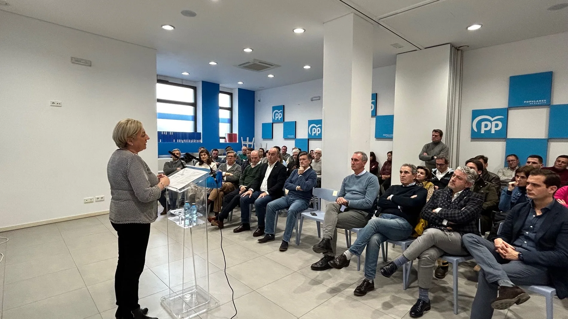 La presienta del PP de Segovia, Paloma Sanz, interviene en el Comité Ejecutivo