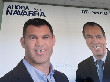 Proetarras buscan amedrentar a los candidatos del PP Navarra y les pintan el 