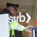 Silicon Valley Bank branch after US Government takes over
