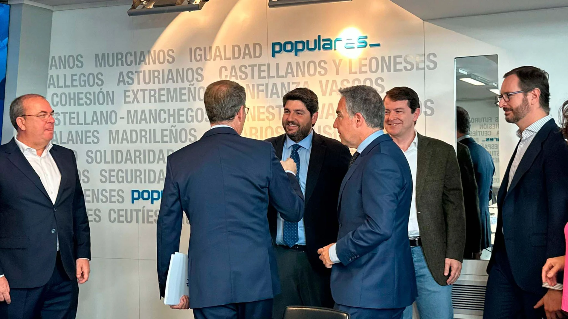 El presidente del Partido Popular de la Región de Murcia, Fernando López Miras