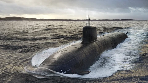 Imagen de archivo de un submarino nuclear