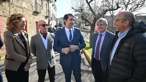 Suárez-Quiñones, antes de participar en Riello en la jornada sobre reto demográfico