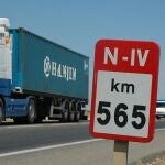 La N-IV, a su paso por la provincia de Sevilla, es una de las carreteras con más siniestralidad de España