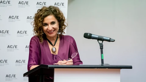 María Jesús Montero asiste a la presentación del legado y memoria audiovisual de las actividades de España en la Feria del Libro de Fráncfort 2022