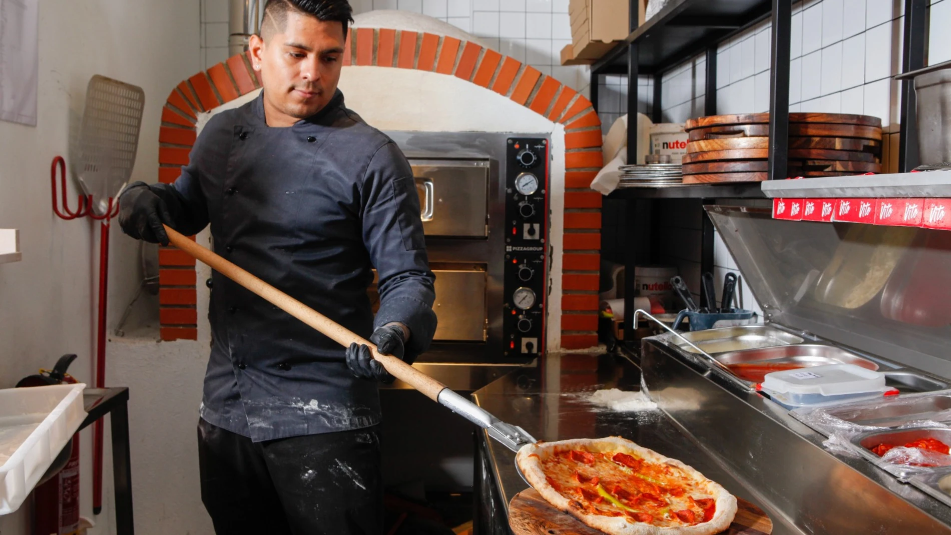La pizza Diavola de Casa Vito nunca defrauda