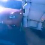 Getafe: un camión arrastra decenas de metros a un coche por la A-4