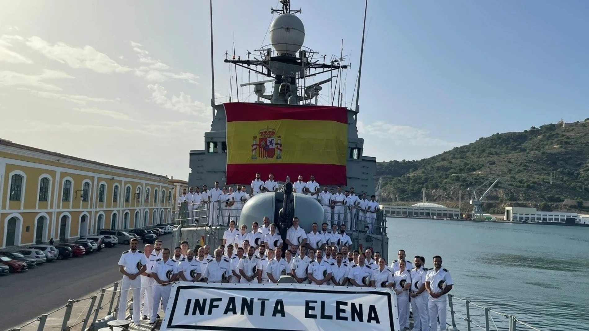MURCIA.-El patrullero 'Infanta Elena' finaliza su actividad en la Armada tras casi 43 años de servicio