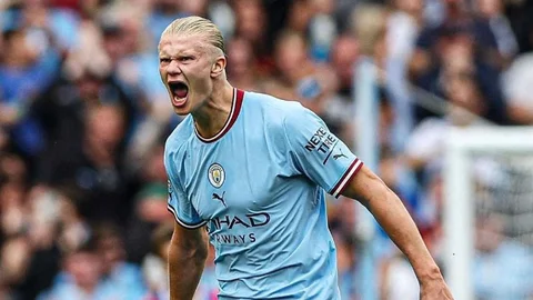 Erling Haaland, delantero del City
