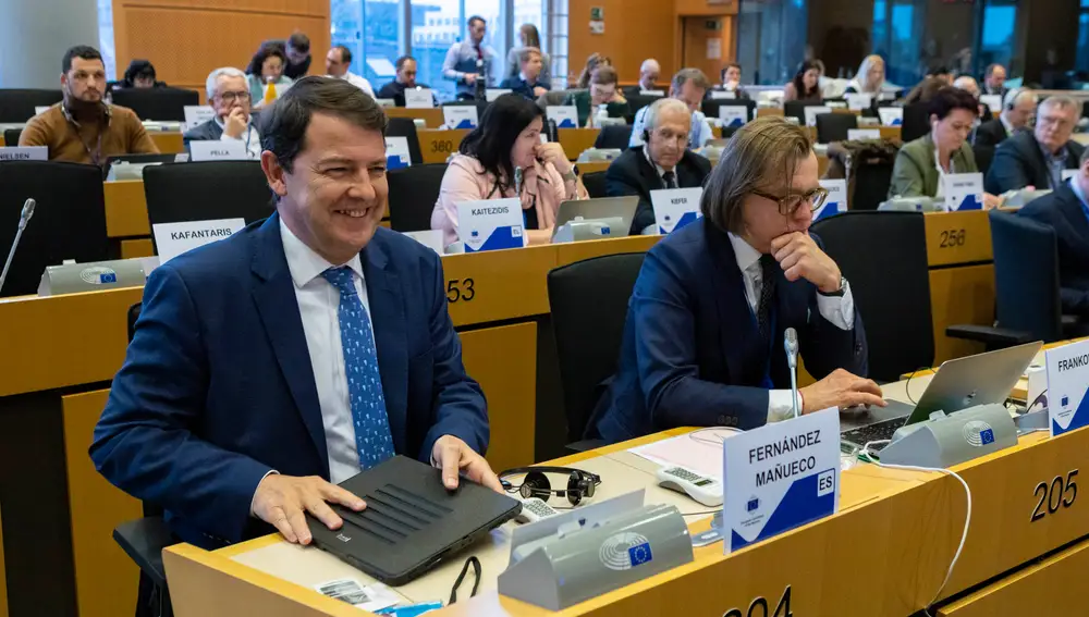 Fernández Mañueco interviene en el Comité de las Regiones en Bruselas