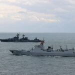 O.Próximo.- China, Rusia e Irán inician cinco días de maniobras navales conjuntas en el golfo de Omán