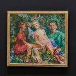 "El manantial", autorretrato de Kokoschka con su mujer y una muñeca 