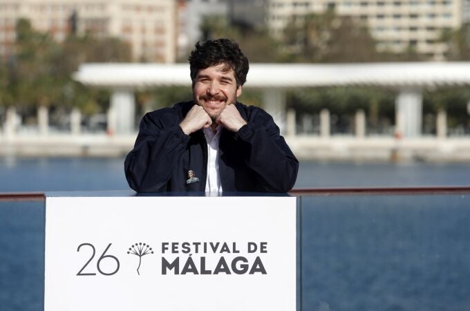 Pablo Maqueda en la presentación de su película, La Desconocida