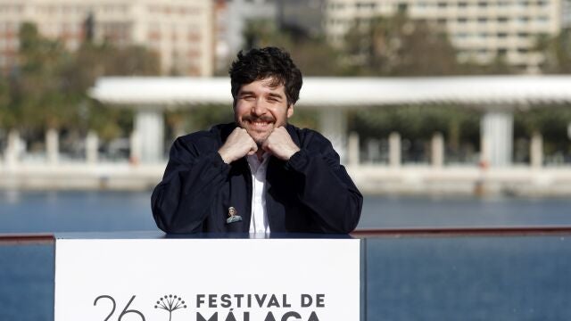 Pablo Maqueda en la presentación de su película, La Desconocida