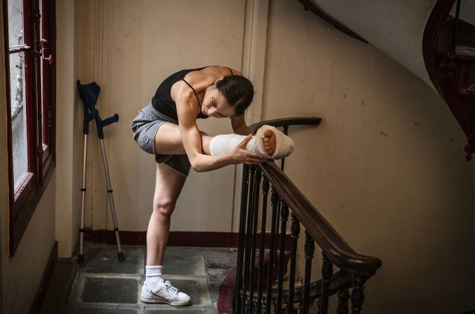 Un fotograma de "Un paso adelante"