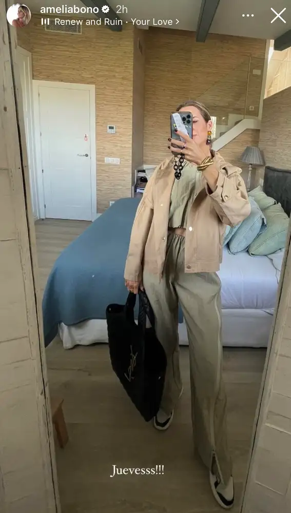 Stories de Amelia Bono.