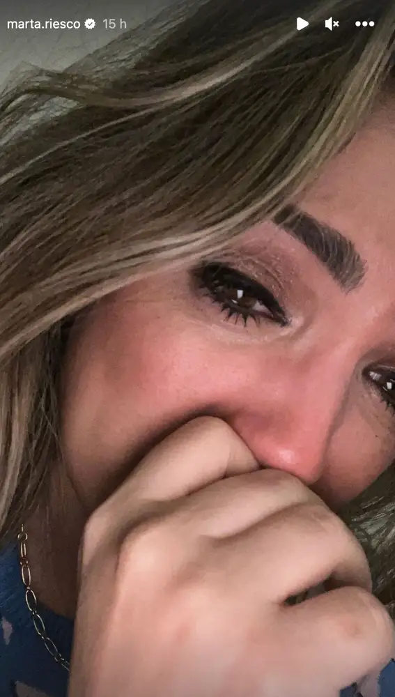 Marta Riesco reaparece llorando en Instagram
