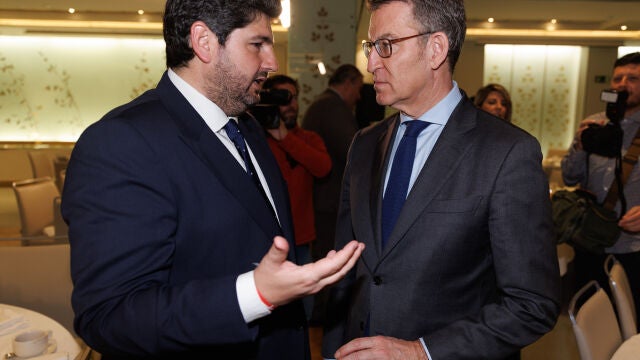 MURCIA.-Núñez Feijóo interviene este sábado en un acto en Cartagena junto a López Miras y Arroyo