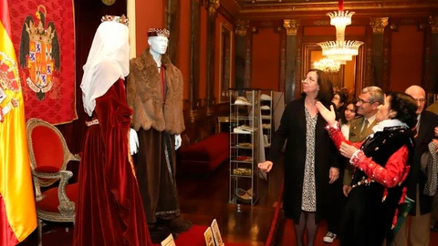 Exposición 'Vestir a la española' de Pilar San José Sancho, en el Palacio Real de Valladolid