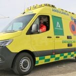 Un ambulancia del 061
