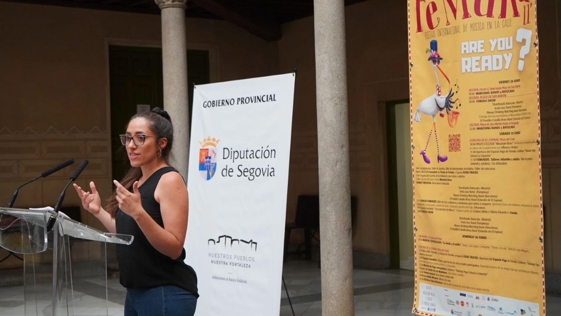 Presentación de los festivales de música de Segovia