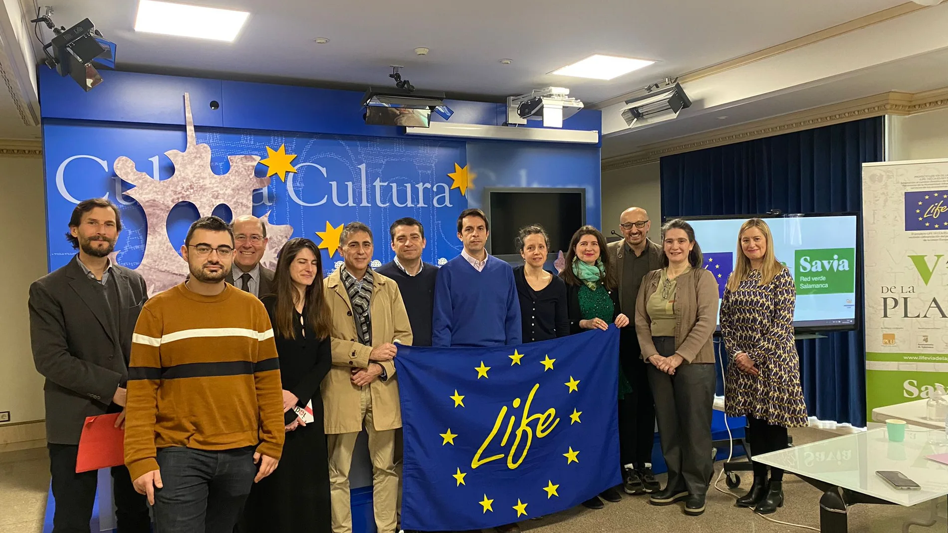 Visita de la monitoring expert designada por la Comisión Europea a Salamanca