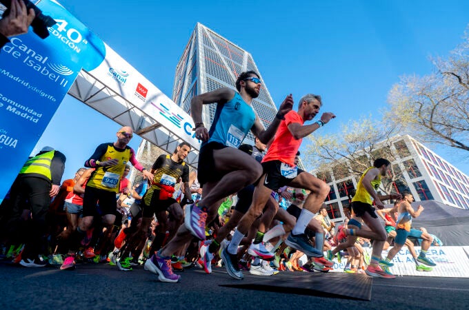 Celebración de la 40 Carrera del Agua en Madrid 