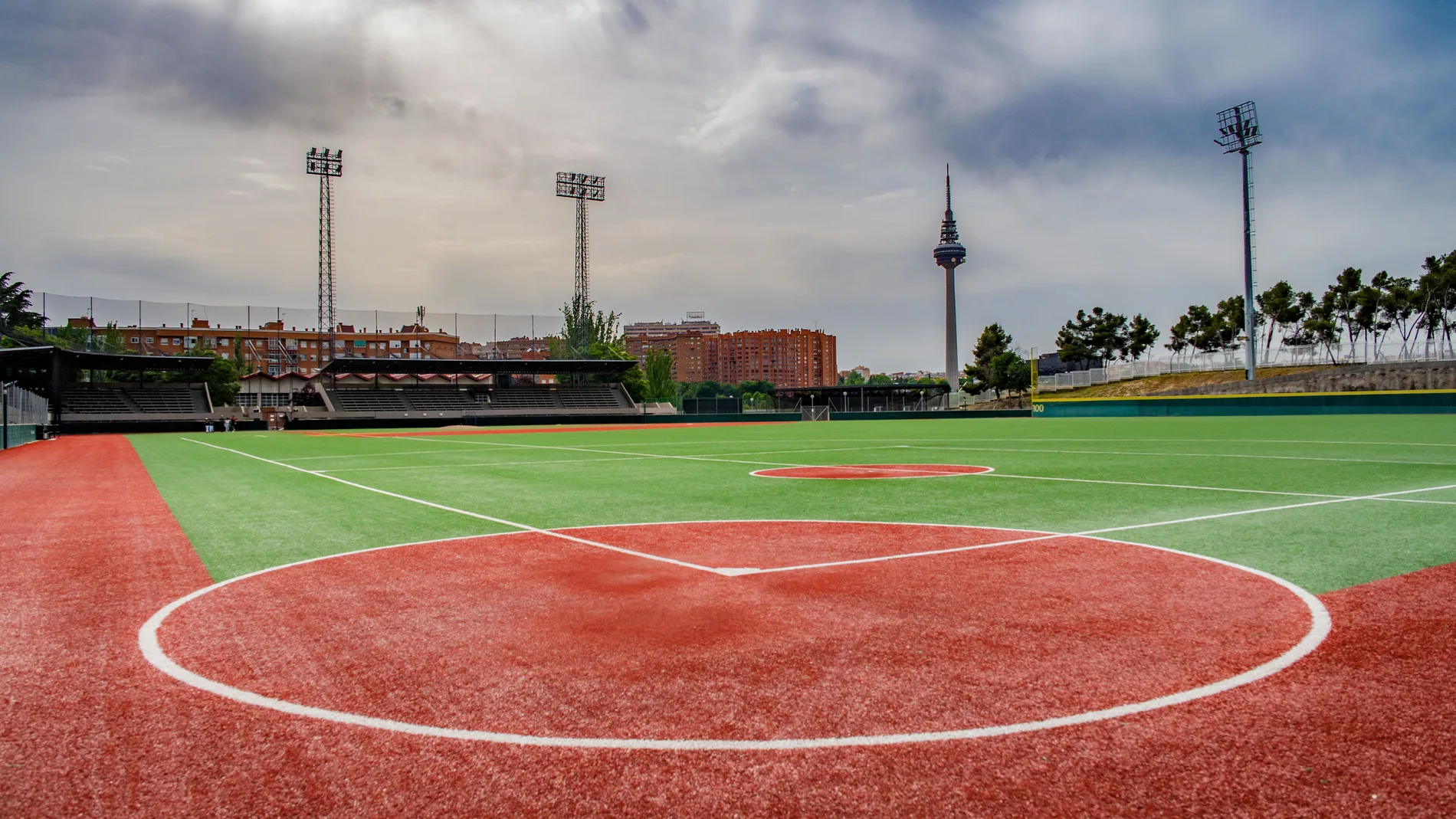 Campo de beisbol en Moratalaz