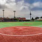 Campo de beisbol en Moratalaz