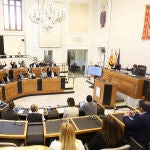 La Diputación ha celebrado su primer pleno sin representantes de Ciudadanos.