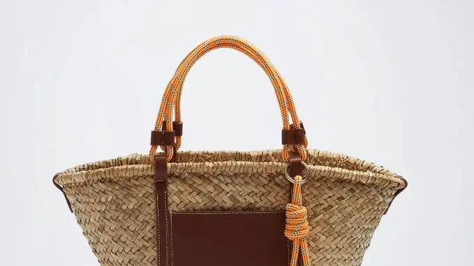 Shopper de paja de Parfois