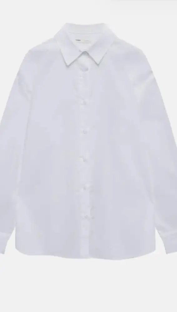 Camisa blanca de Pull&Bear