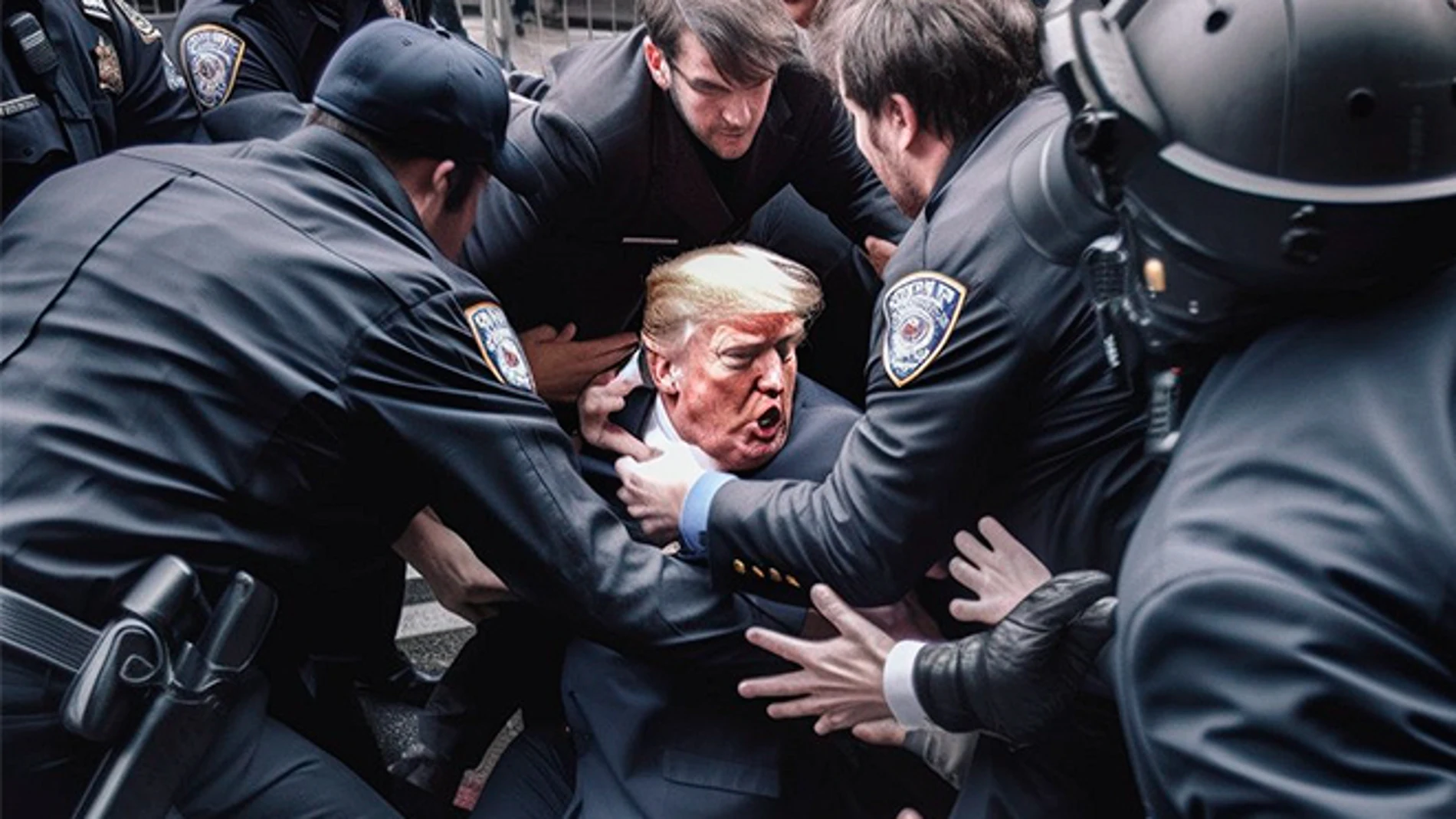Crea un hilo viral con imágenes por IA de Donald Trump siendo arrestado y es expulsado de Midjourney.
