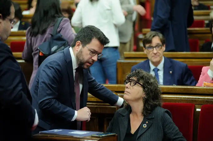 El Parlament deja solo a Pere Aragonès con la sequía
